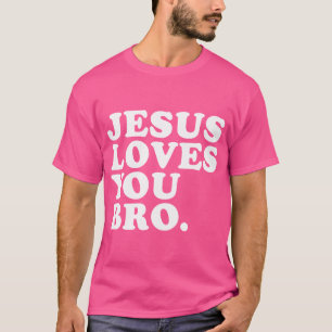 Camiseta Jesus Te Ama Irmão - Fé Cristã