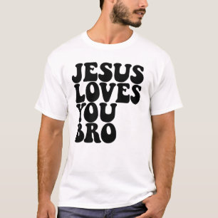 Camiseta Jesus Te Ama Mano Jesus Cristão Te Ama