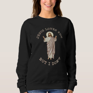 Camiseta Jesus Te Ama Mas Eu Não Homens Mulheres Cristãos