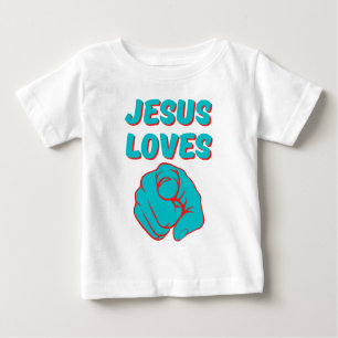 Camiseta Jesus Te Ama Uma Citação Baseada Na Fé