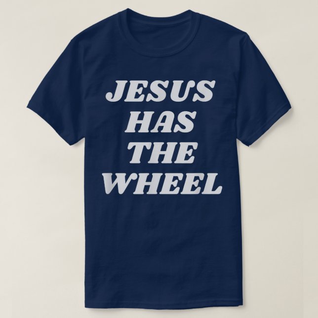 Camiseta Jesus tem a roda (Frente do Design)