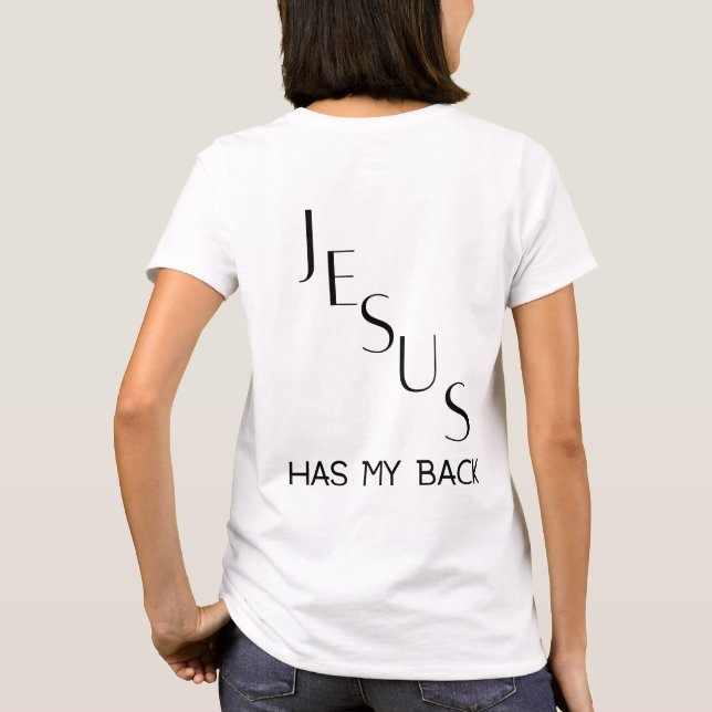 Camiseta Jesus Tem As Minhas Costas (Verso)