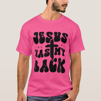 Camiseta Jesus Tem Minha Frente Cristã De Volta