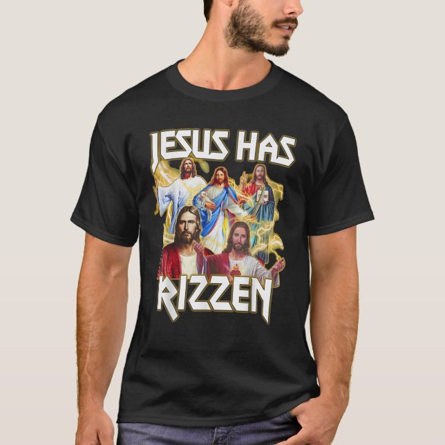 Camiseta Jesus Tem Rizzen Bíblia cristã Faith Christian R (Frente)