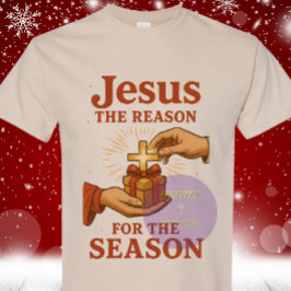 Camiseta Jesus, The reason for the season - Christmas