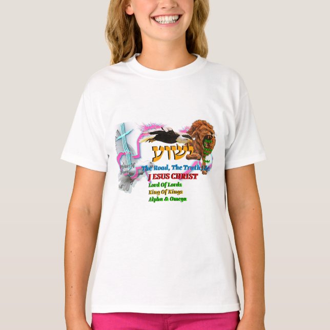 Camiseta Jesus The Way ,The Truth. Life! Lion Of Judah (Frente)