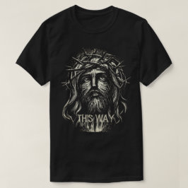 Camiseta Jesus "This Way" Bold Graphic T Shirt