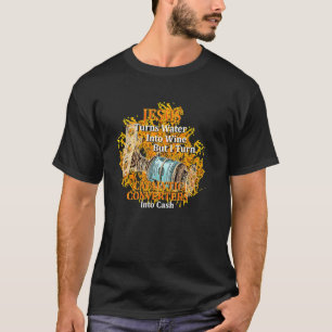 Camiseta Jesus Transforma Água Eu Transformo Conversores Ca