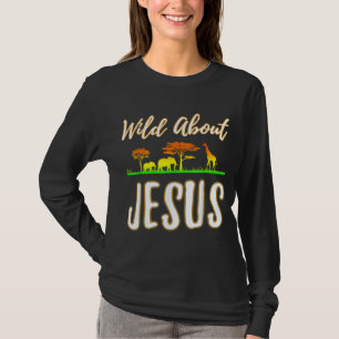 Camiseta Jesus VBS Men Mulheres Crianças Selvagens Sobre Je