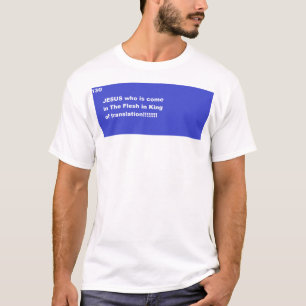 Camiseta JESUS vem na Flesh é o rei da tradução