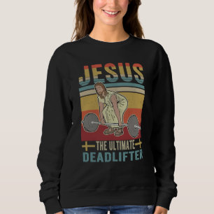 Camiseta Jesus Vintage O Levantador de Peso Defunto Definit