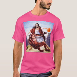 Camiseta Jesus vs Satã em Basketbal