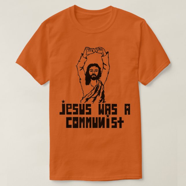 Camiseta Jesus was a communist 1 (Frente do Design)
