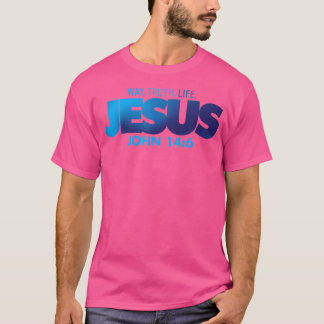 Camiseta Jesus Way Truth Life John 146 Christian Bíblias Ve