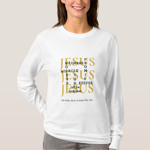 Camiseta Jesus Waymaker, cristão personalizado
