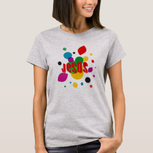 Camiseta Jesus Women's American Apparel Fine Jerse