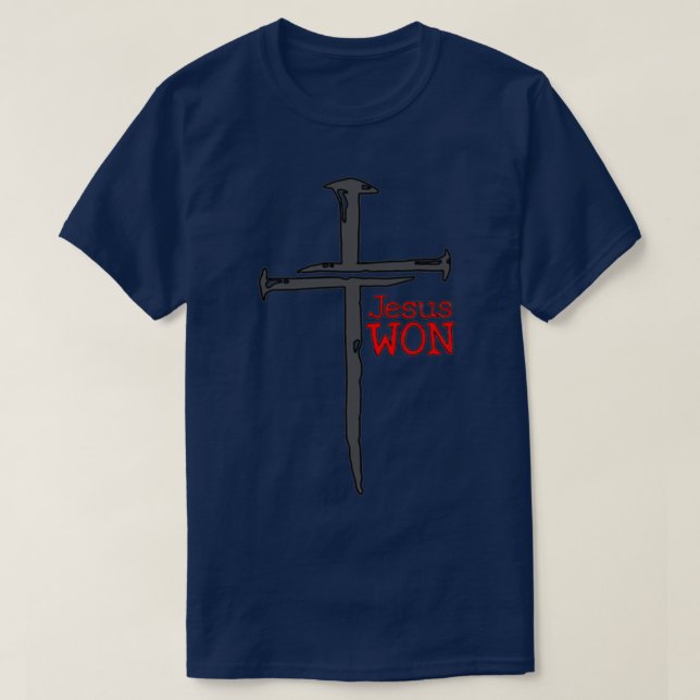 Camiseta Jesus Won (Frente do Design)