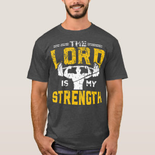 Camiseta Jesus Workout O Senhor é o meu Giro Cristão Forte