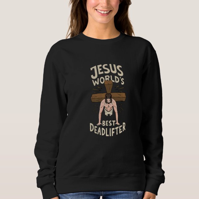 Camiseta Jesus World´s best Deadlifter  1 (Frente)