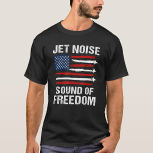 Camiseta Jet Noise Sound of Freedom American Flag
