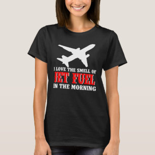 Camiseta Jet Pilots Eu Adoro O Cheiro De Combustível Jato N