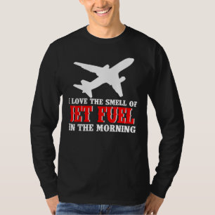 Camiseta Jet Pilots Eu Adoro O Cheiro De Combustível Jato N
