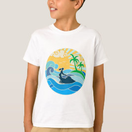 Camiseta Jet Ski e o Mar