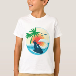 Camiseta Jet Ski e Ondas