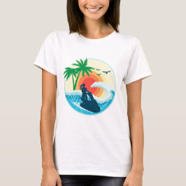 Camiseta Jet Ski e Ondas