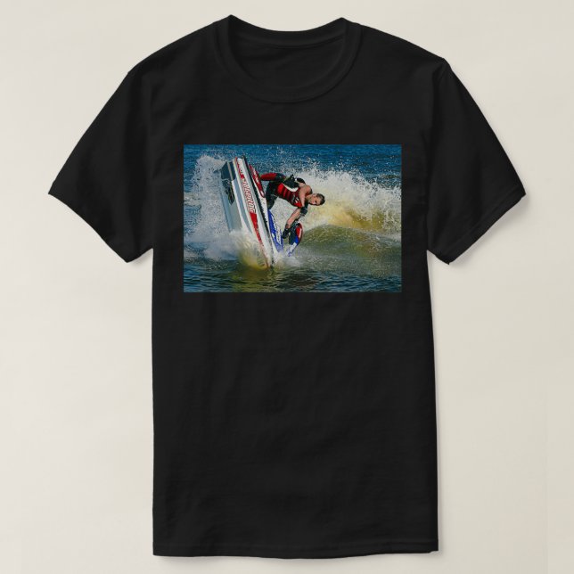 Camiseta Jet Ski Indo Para Baixo (Frente do Design)