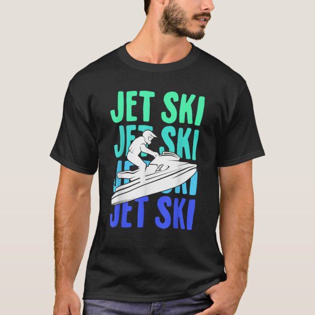 Camiseta Jet Ski Jetski Boys Kids Mens T Shirt (Frente)