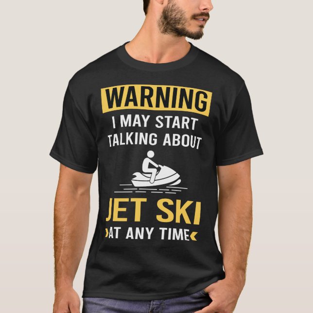 Camiseta Jet Ski Skiing Water Patinete Personal Watercraft (Frente)