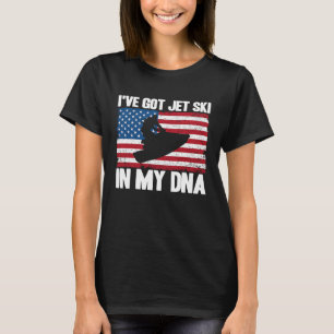 Camiseta Jet Ski, tenho Jet Ski na minha bandeira DNA ameri