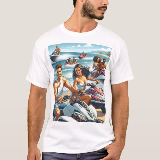 Camiseta Jet skis e ATVs na Praia