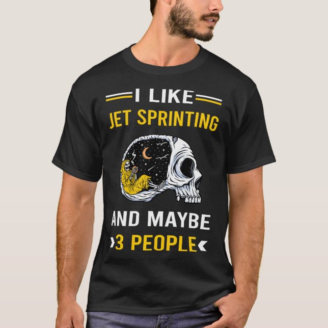 Camiseta Jet Sprinting Jetsprinting Sprint Boat Racing (Frente)