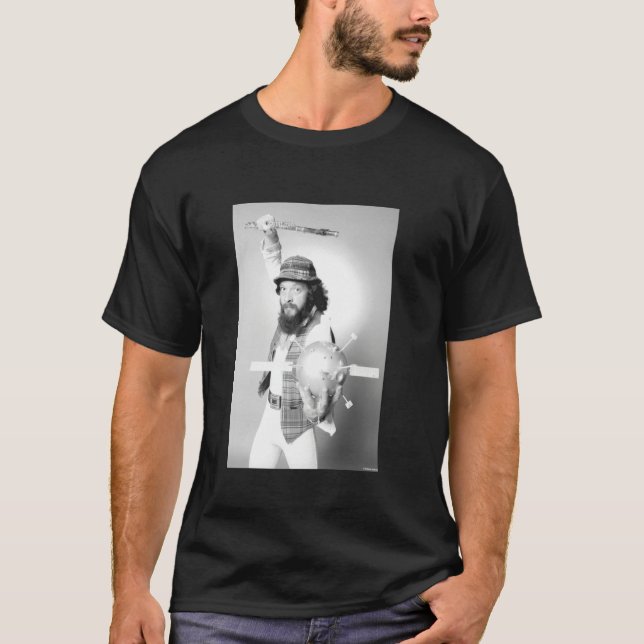 Camiseta Jethro Tull Vocalist Flautist Ian Anderson By Alla (Frente)