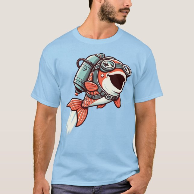 Camiseta Jetpack KoiRide (Frente)