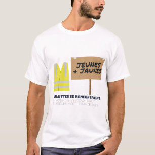 Camiseta Jeunes et Jaunes Yellow Vest Students