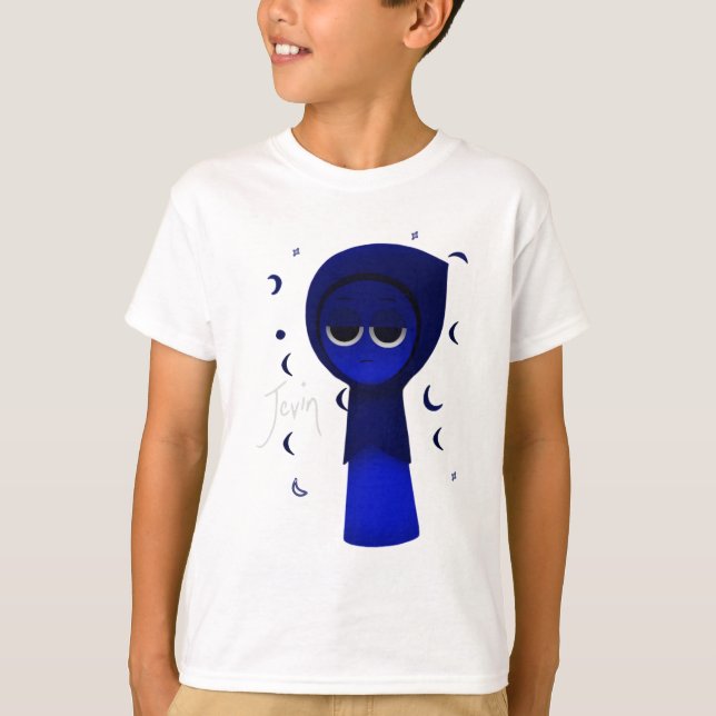Camiseta Jevin em Sprunki 3D (Frente)