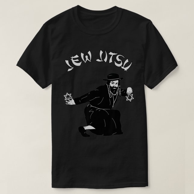 Camiseta Jew Jitsu Funny Costumed (Frente do Design)