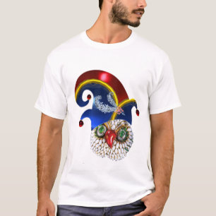 CAMISETA JEWEL OWL E ELF HAT COM PENAS DE DIAMANTE