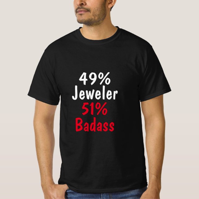 Camiseta Jeweler Badass (Frente)