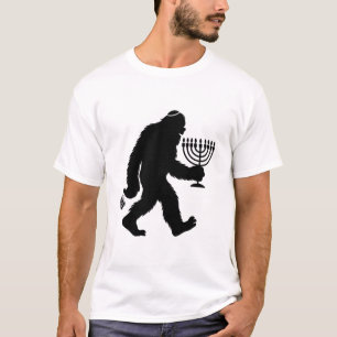 Camiseta Jewish Bigfoot Hanukkah Chanukah Humor Hilarious