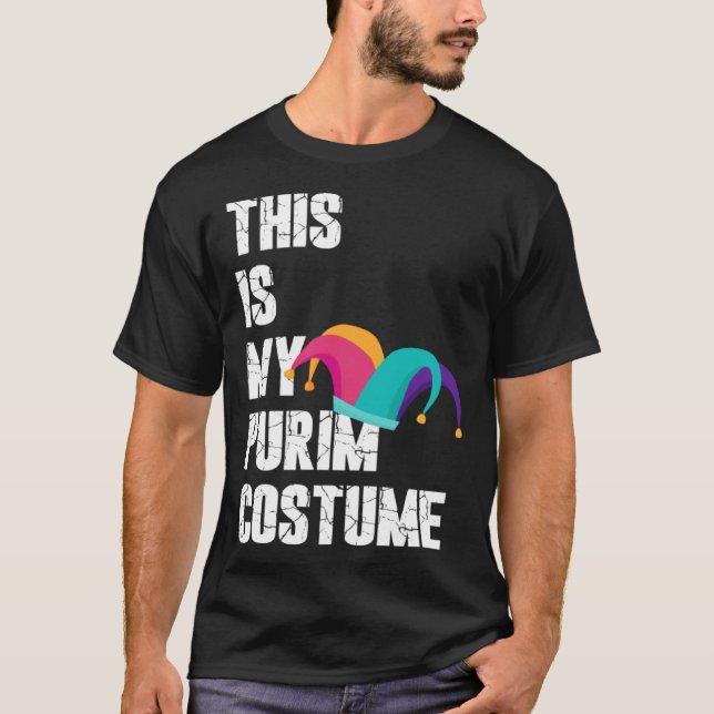 Camiseta Jewish Festival Purim Costume This Is My Purim Cos (Frente)