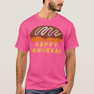 Camiseta Jewish Holiday Chanukah Sufganiyah Saying Happy Ha