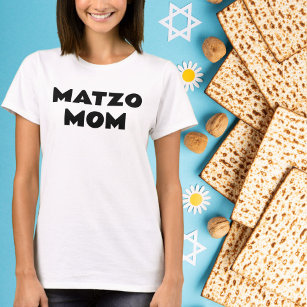 Camiseta Jewish Holiday Passover Seder Matzo Mãe