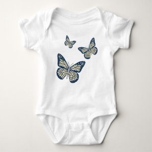Camiseta Jewish Monarch Kid e Baby Light Shirt