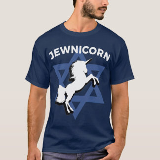 Camiseta Jewnicorn Funny Judeu Hanukkah Gift