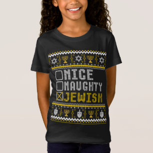 Camiseta Jewny Funny Christmas Pajama Hanukkah Jewish Chan