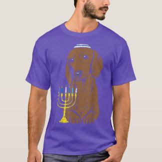 Camiseta Jewshund Wiener Dog Hanukkah Pajamas Chanu